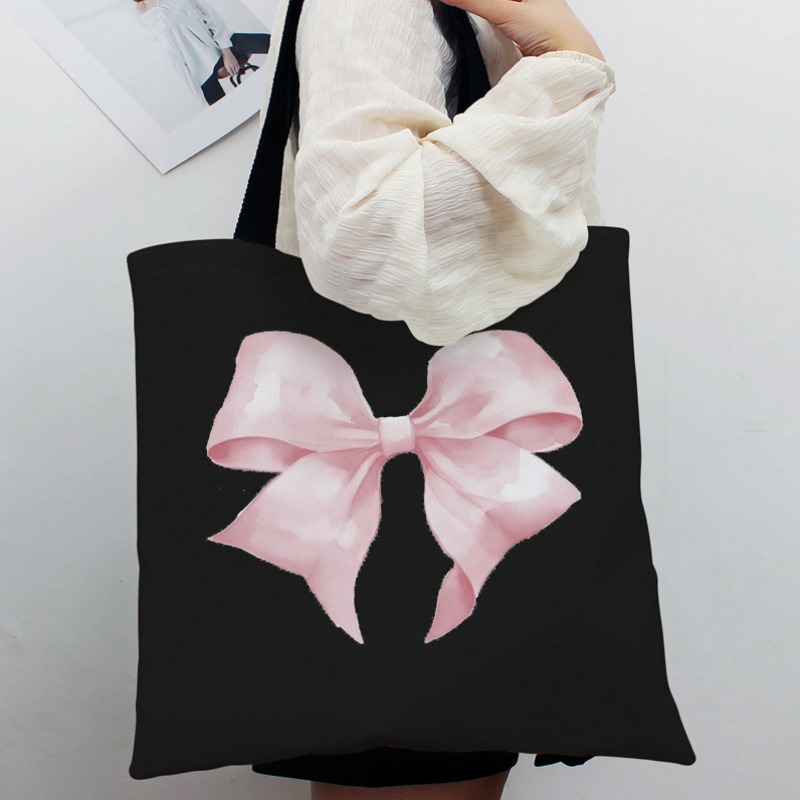 Women Bags For Work - Torba na ramię z płótna z