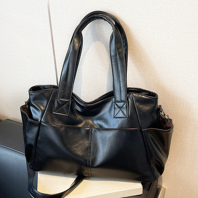 Women Bags For Work - Damska torebka retro z miękkiej skóry,