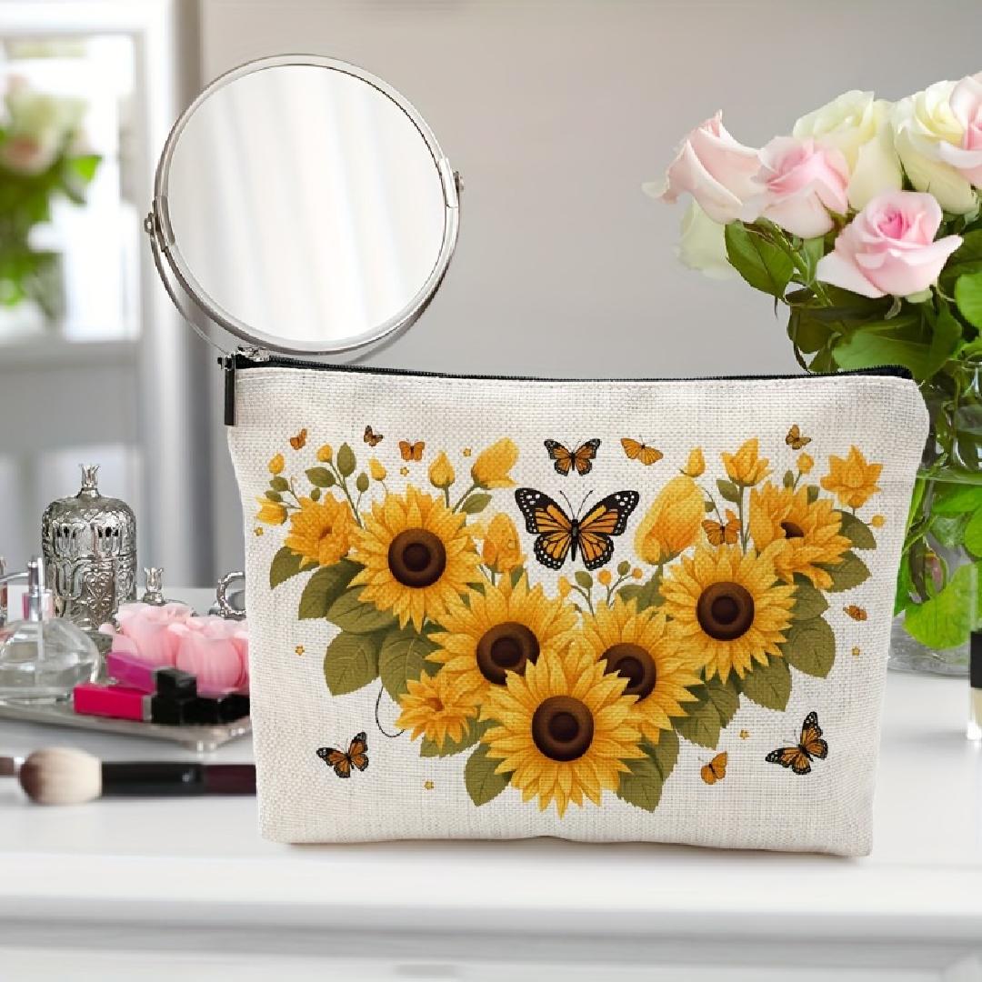 Kosmetyczka z motywem słoneczn – Women Bags Zip recenzja i cena