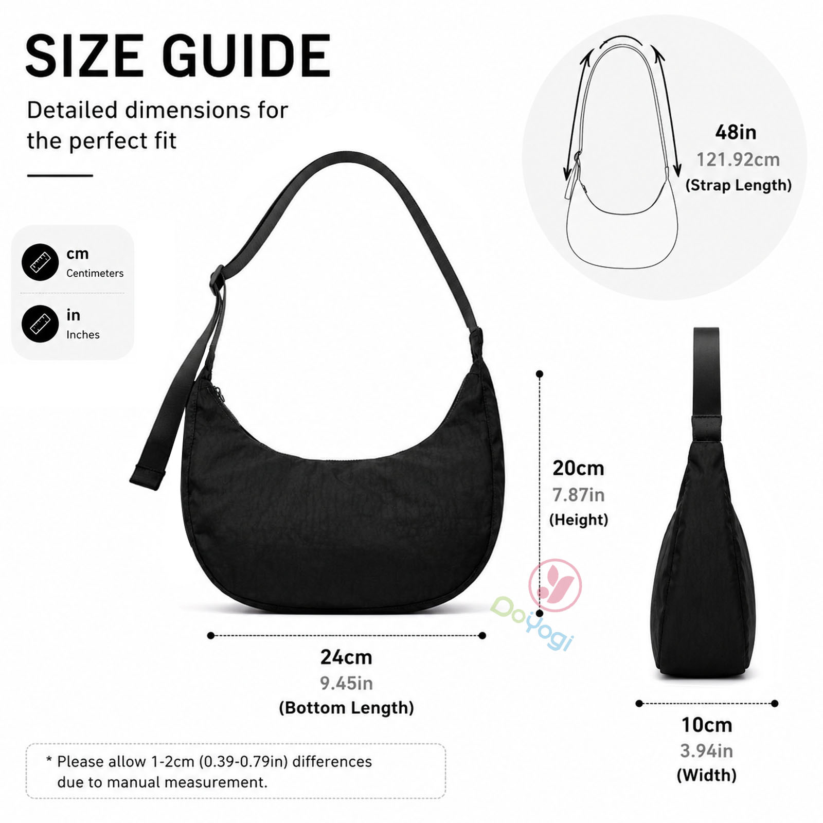 Średnia nylonowa torba typu cr – Women Bags Zip recenzja i cena